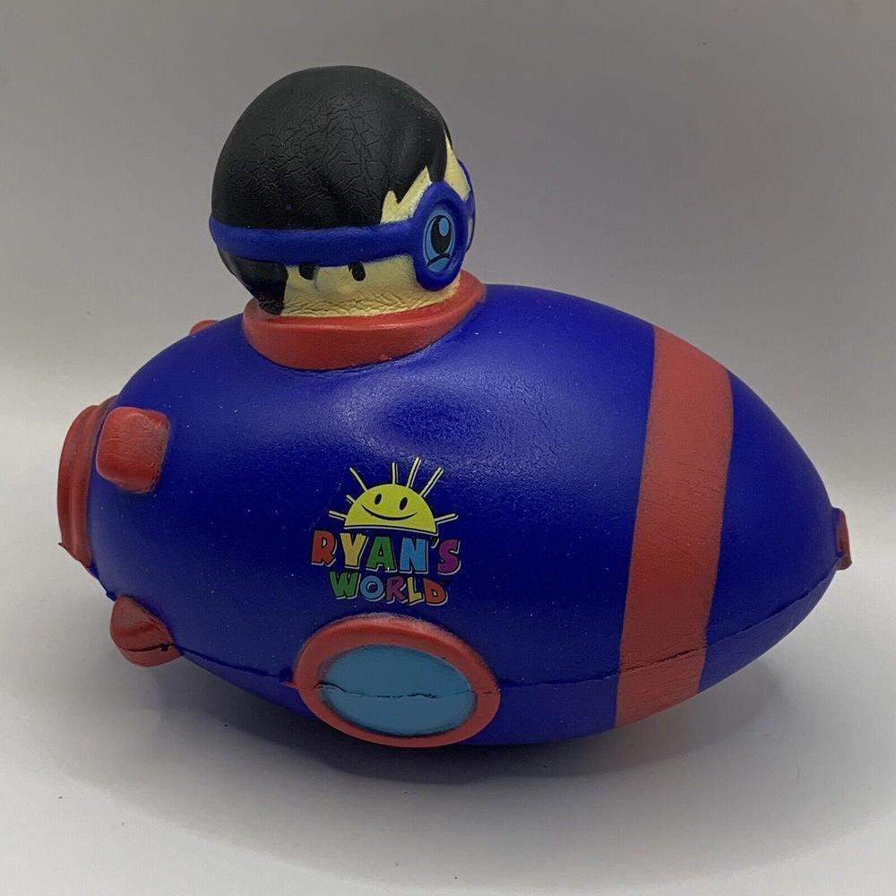 Ryan's World Squishies Ryan's Rocket Ship 5.5-Inch Squeeze Toy VGC​​​​​